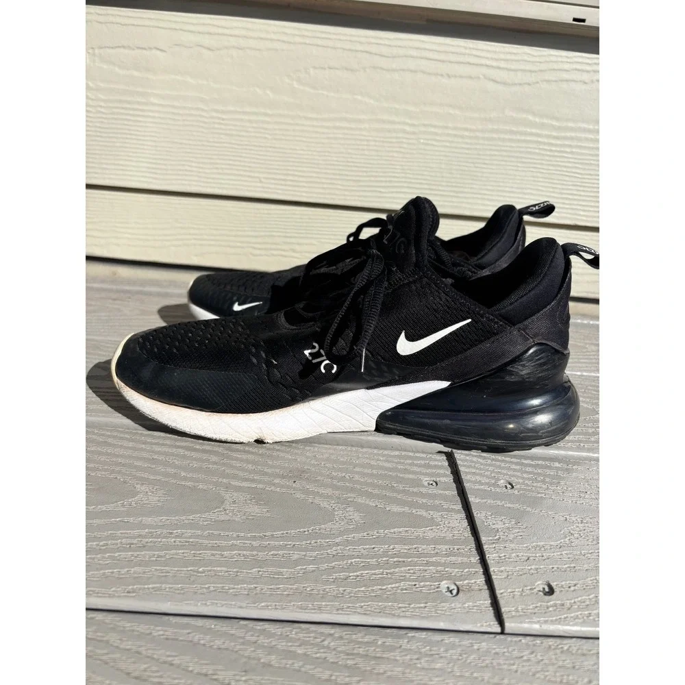 Nike Air‎ Max 270 Black White Athletic Sneakers Men's Size 12 AH8050-002